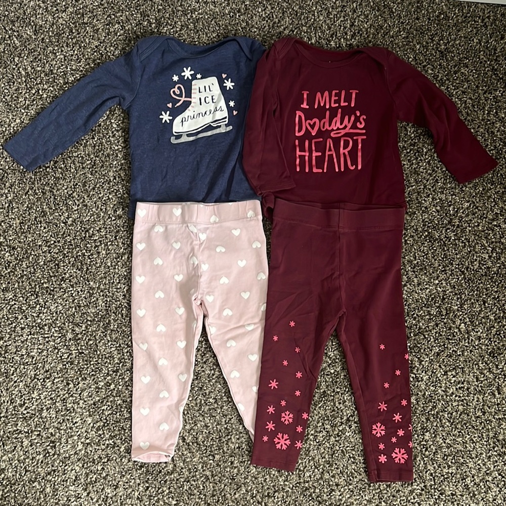 dip set of 2 matching sets size 12-18 months